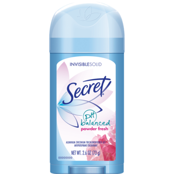 Secret deodorant antiperspirant